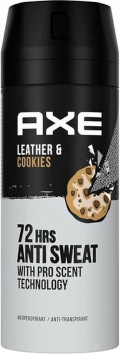 Axe - Deodorant Spray - 72hrs Anti Sweat - Leather & Cookies - 150 ml