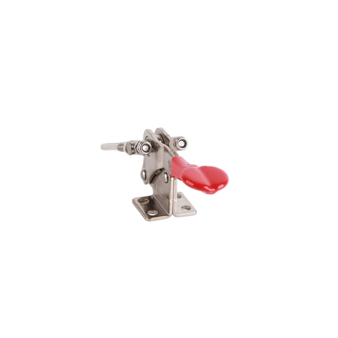 Pince à bascule à dégagement rapide en acier inoxydable, réglable, à pousser et à tirer, à dégagement rapide gray