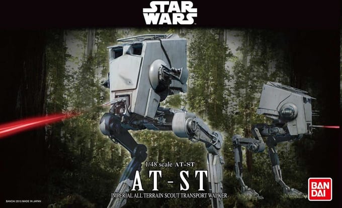 Revell Modelbouwpakket Ruimtevaart - 01202 Bandai AT-ST - Star Wars Plastic - Revell - Modelbouw