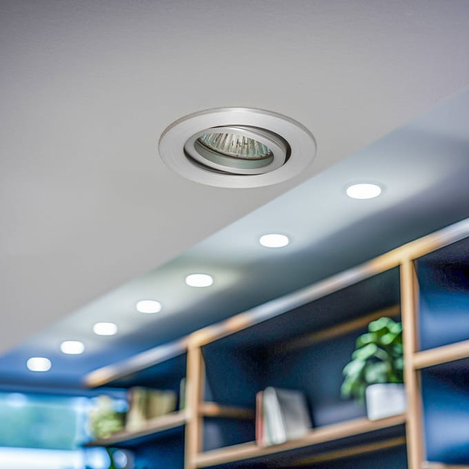Brumberg 0063.25 - Recessed lighting spot - GX5.3 - 1 bulb(s) - Halogen - 50 W - Aluminium