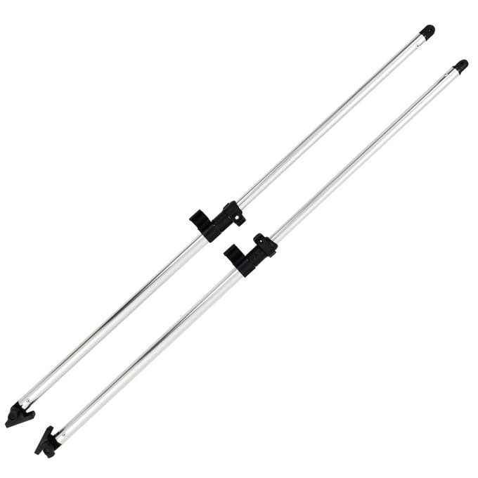 vidaXL Biminitop steunpalen 2 st aluminium