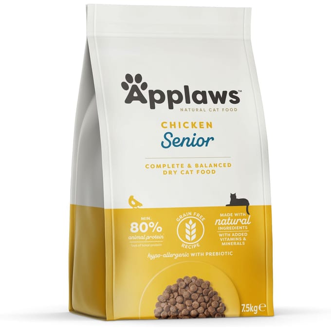 Applaws Senior - Kattenvoer - Kurkuma - Hypoallergeen - 7,5 kg