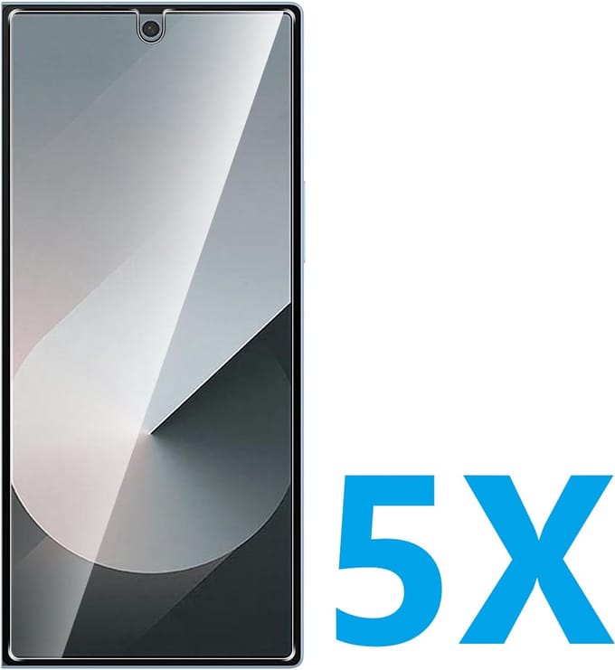 Screen protector Geschikt voor: Samsung Galaxy Z Fold 6 - Screenprotector 5x - glas - bescherm - beschermglas - ZT Accessoires