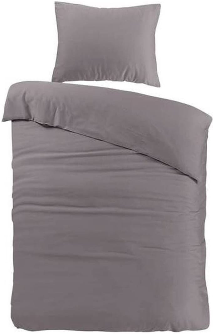 Papillon Juliette Dekbedovertrek - Eenpersoons - 140x200/220 cm - Grey
