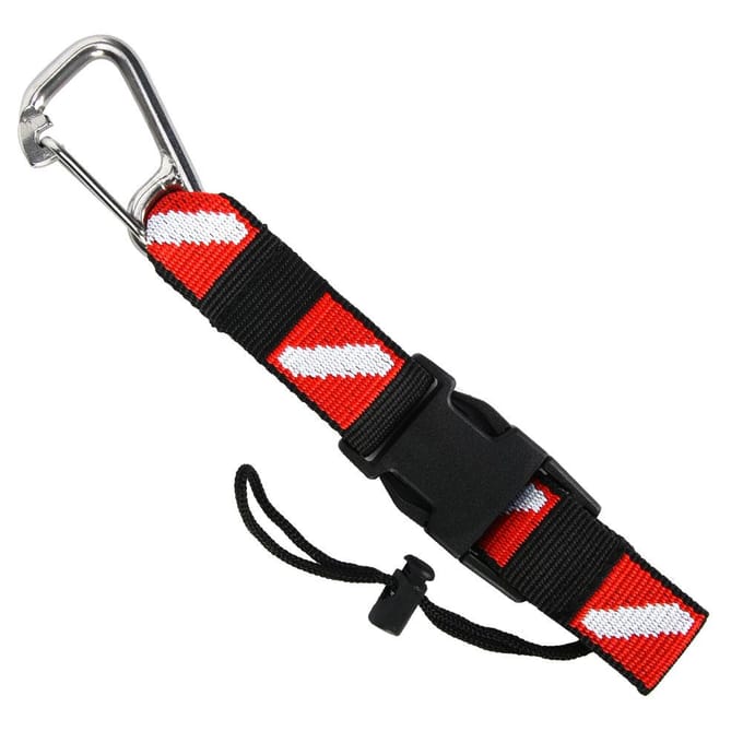 BCD Universele Duikuitrusting Houder met Lanyard Veiligheidsklem Apparatuur HY08HY08 black
