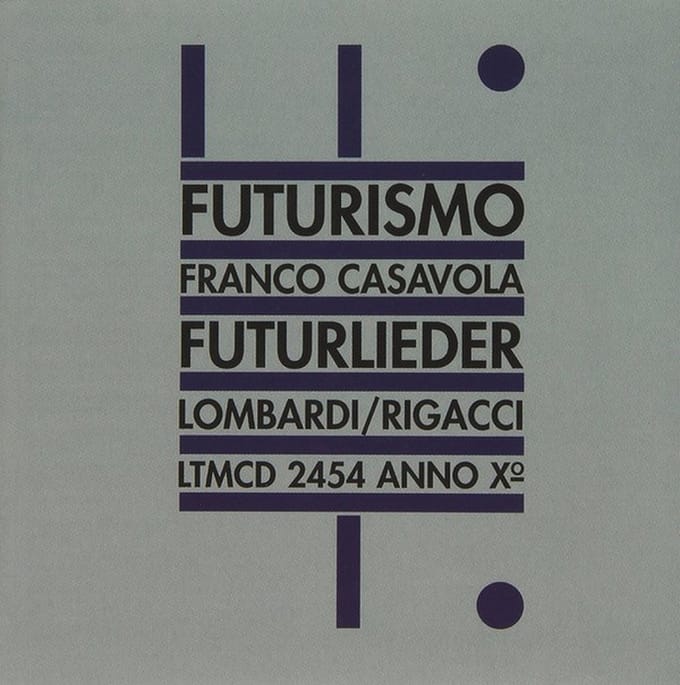 Franco Casavola - Futurlieder (CD)
