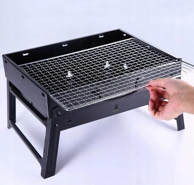 Draagbare Koolgrill - Opvouwbaar, Compact en Ideaal voor Buiten