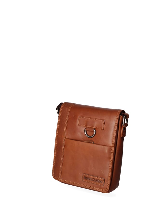 Hill Burry schoudertas Heren COGNAC