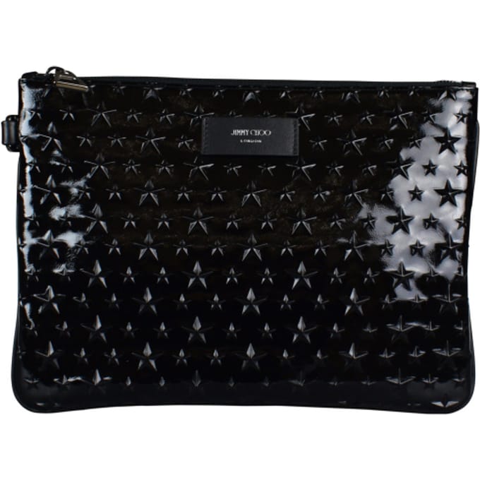 Jimmy Choo Derek clutch zwart