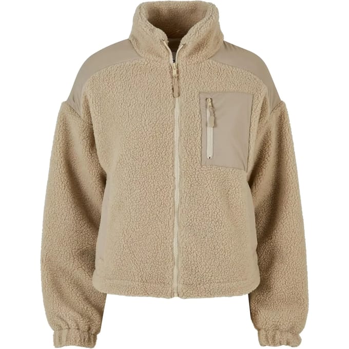 Urban Classics - Sherpa Mix Jacket - S - Beige