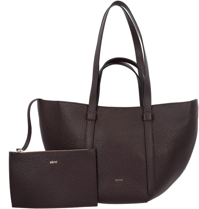 abro schoudertas shopper Leather Tekla Shopper Cosmo Burgundy (rood)paars
