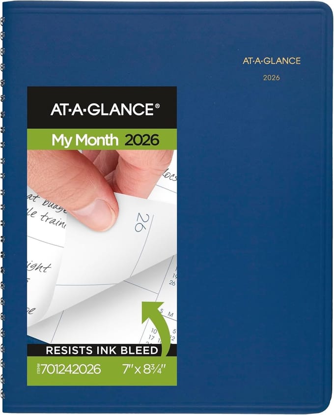 Maandplanner 2026 Medium Blauw 12 Maanden Kalender Planning