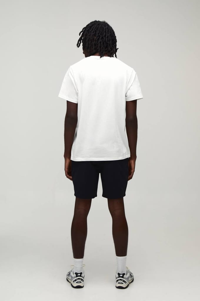 Essentiële Slim Fit Chino Shorts Met Vaste Tailleband | Black | Size 30