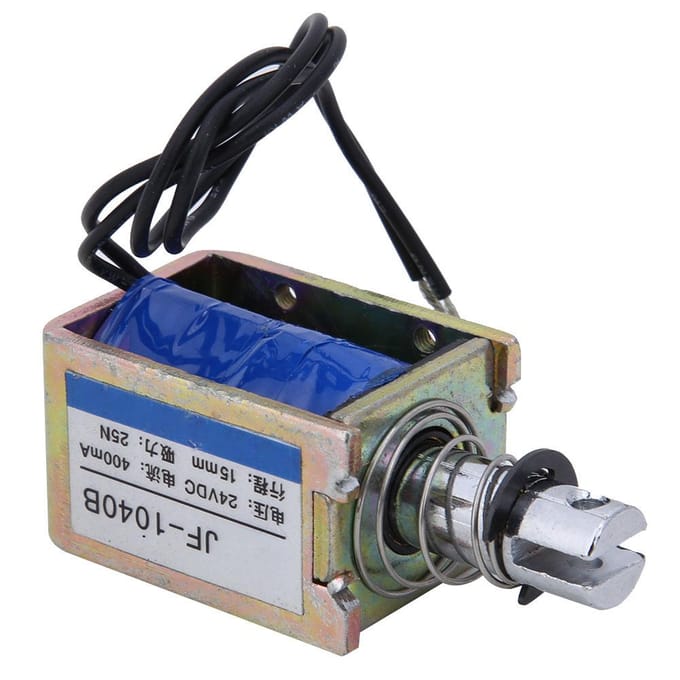 JF 1040B 25N 24V DC Elektromagneet Push Pull Type Solenoïde Elektromagneet 15mm Slag