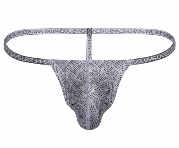 SUKREW G-String Checker - MAAT S - Heren Ondergoed - String voor Man - Mannen Thong