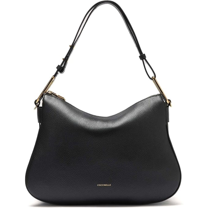 COCCINELLE Leren Schoudertas Magie Soft Shoulder Bag Noir Zwart
