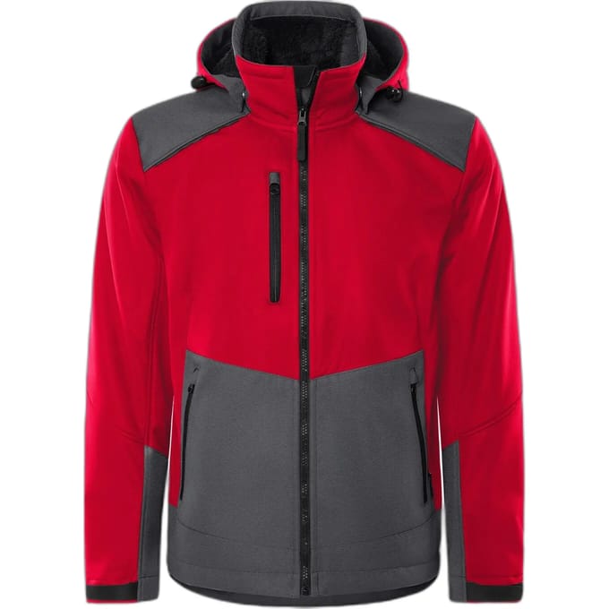 Fristads Softshell Winterjack 4060 Cfj - Missing Translation (Red/Grey) - S