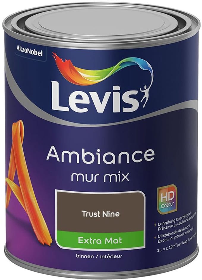 Levis - Ambiance Mur Extra Mat Mix - Trust Nine - Mengverf - 1 L