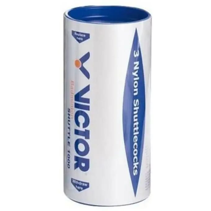 Buis met 3 badminton shuttles Victor 1000