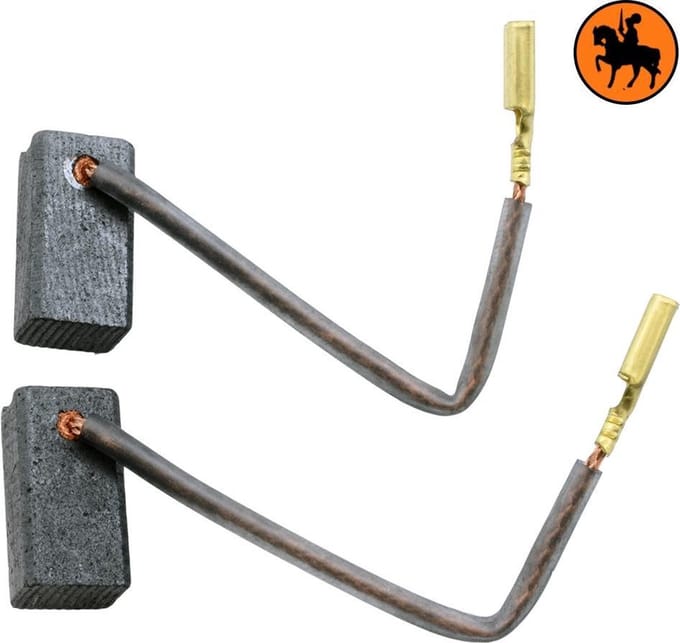 Koolborstelset voor Black & Decker frees/zaag KG 65 - 6,5x8x15mm