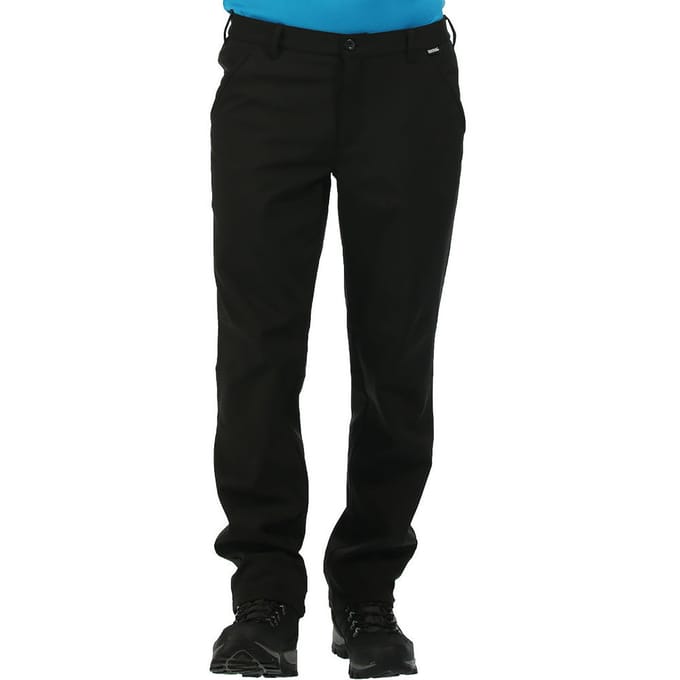 Regatta - Geweldige Outdoors Heren Fenton Lichtgewicht Softshell Broek (Zwart)