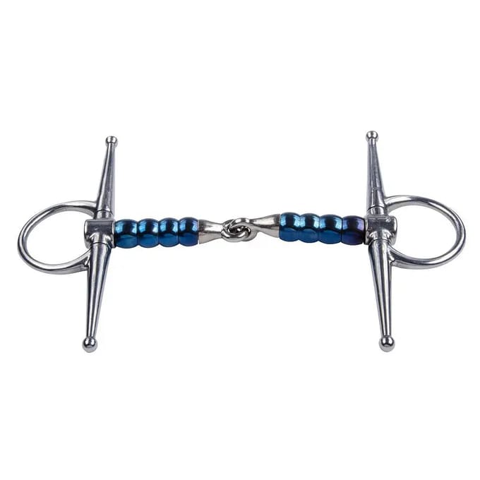 Naaldbit voor paarden Trust Sweet Iron Full Cheek Cherry Roller 16