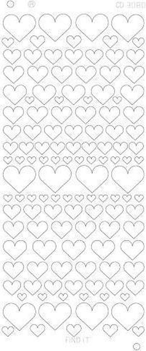 Hearts Various Platinum - Goud 1 stuks