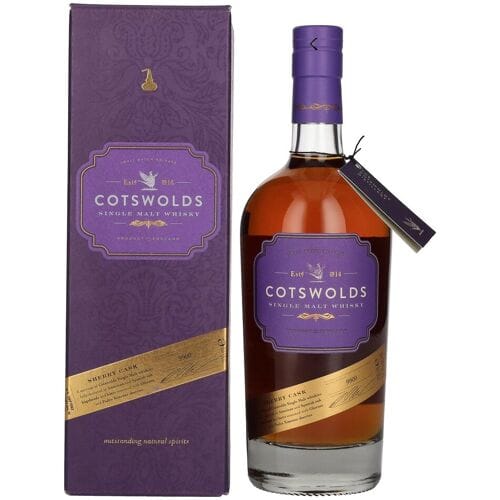 Cotswolds SHERRY CASK Single Malt Whisky 57,4% Vol. 0,7l in geschenkverpakking