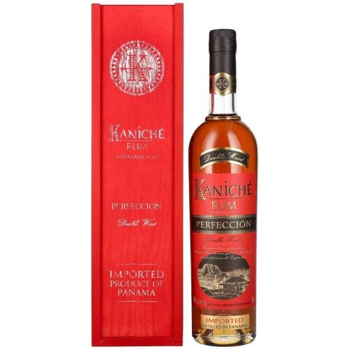 Kaniché Rum Perfección Double Wood 40% Vol. 0,7l in Holzkiste