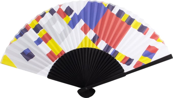Lanzfeld - Waaier - Handwaaier - Bamboe - Mondriaan