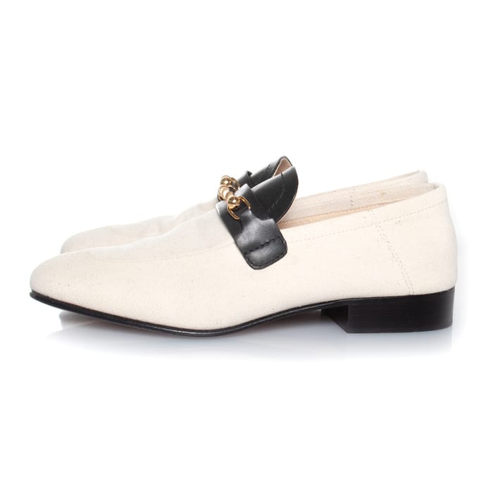 Joseph Canvas penny loafers
