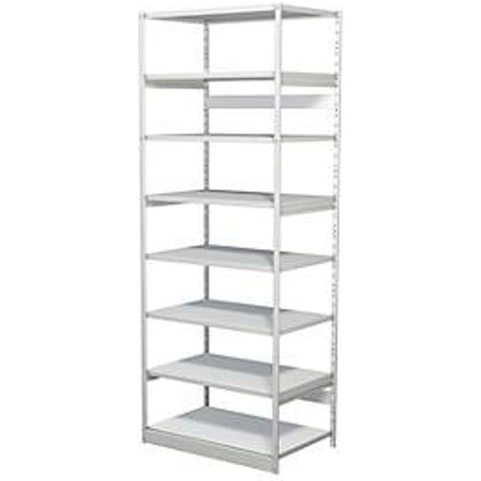 Complete stelling PROGRESS 500 T, basissectie, zonder achterwand, H 2600 x B 960 x D 600 mm
