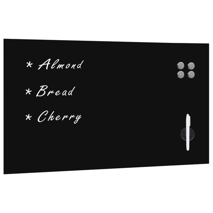 vidaXL - Magneetbord - wandmontage - 120x60 - cm - glas