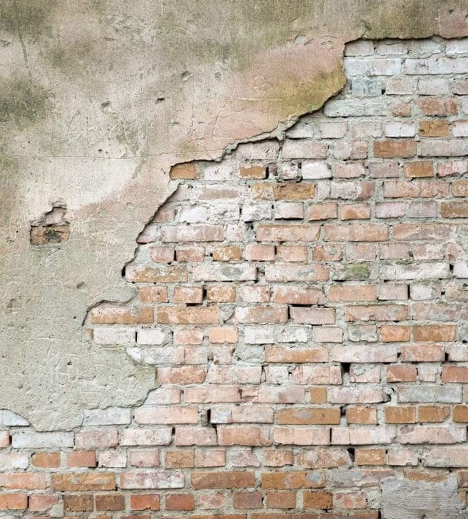 Fotobehang - Grunge Wall 225x250cm - Vliesbehang