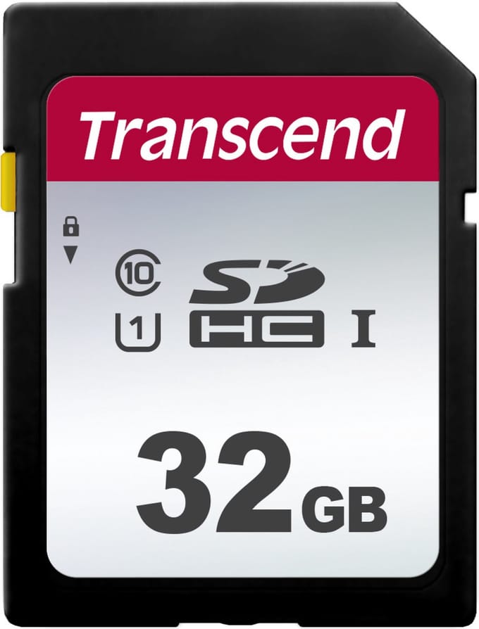 Transcend 300S - Flashgeheugenkaart - 32 GB - UHS-I U1 / Class10 - SDHC UHS-I