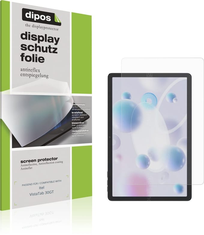 dipos – 2x Matte Beschermfolie geschikt voor Itel VistaTab 30GT | Krasbestendige & antireflecterende Screenprotector Ultra-Thin