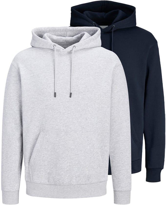 Jack & Jones Heren hoddie 2 pack Bradley