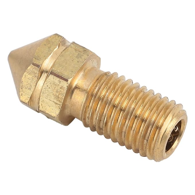 3D Printer Accessoires UM3 Extruder Messing Mondstuk 0.4mm voor 3.0mm Verbruiksartikelen Ultimaker Reserveonderdelen brown