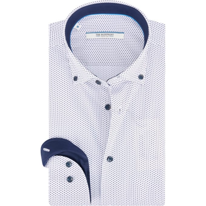 The Blueprint trendy overhemd met lange mouwen bp54-6