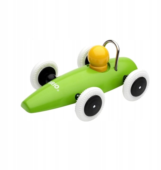 BRIO Houten Raceauto Groen - Klassiek Speelgoed voor Kinderen