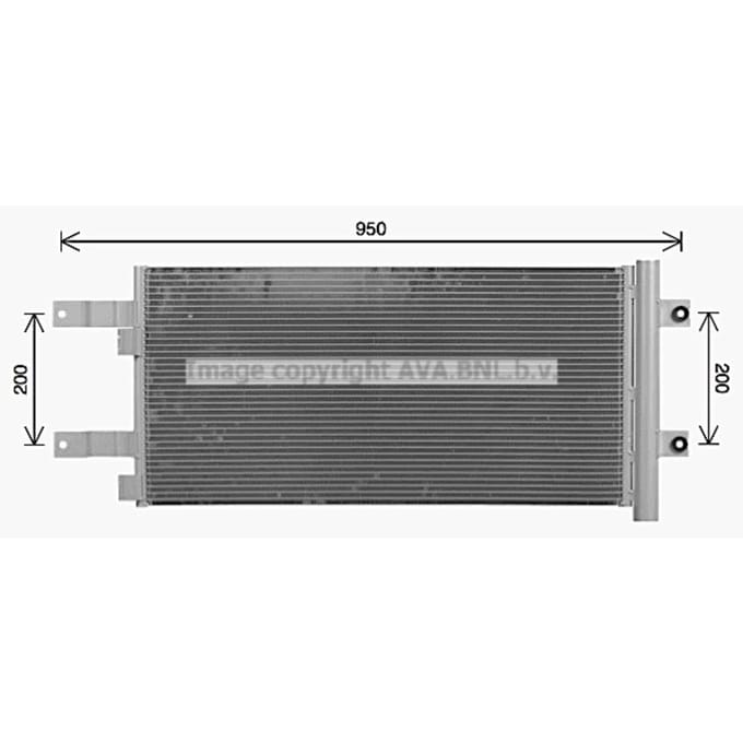 Condensator, airconditioning HIGHWAY AUTOMOTIVE MN5140D AVA