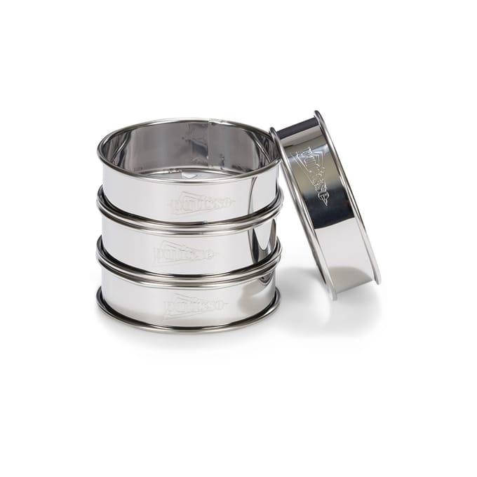 Patisse - Flanringen - RVS 4 stuks