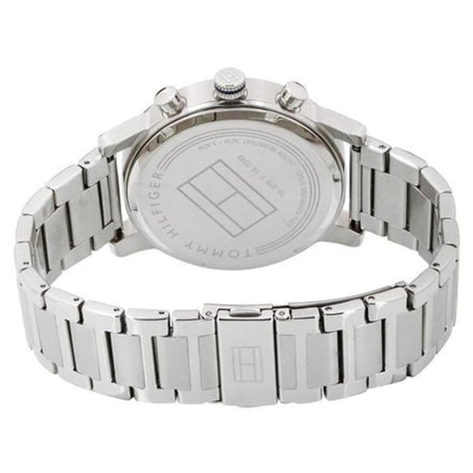 Tommy Hilfiger 1791456 Kane Blauwe Wijzerplaat Herenhorloge 44mm grijs