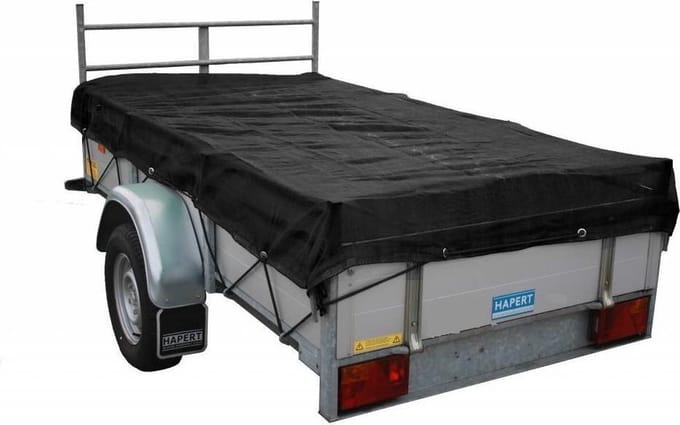 Aanhanger Container Gaasnet 280 g/m² - 3,50 x 5,00 m - zwart