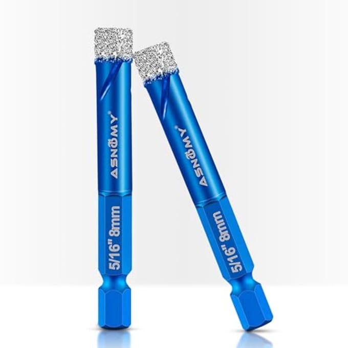 Solidchoice - 2 Stuks 8mm Diamant Boor Bit Set