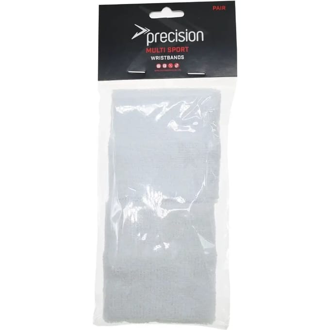 Precision Training Polsbanden Katoen Wit 2 Stuks One-size