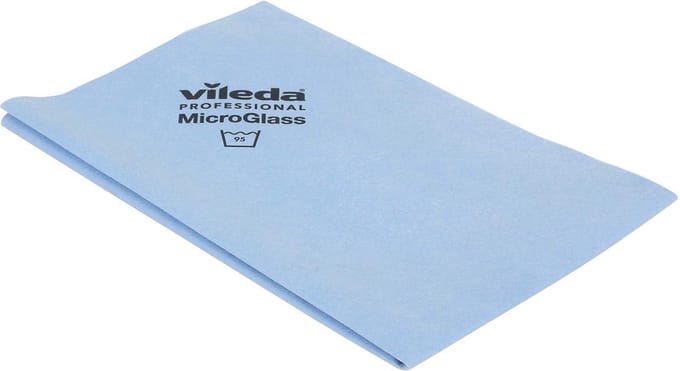Vileda microvezeldoek MicroGlass, blauw, pak van 3 stuks 10 stuks