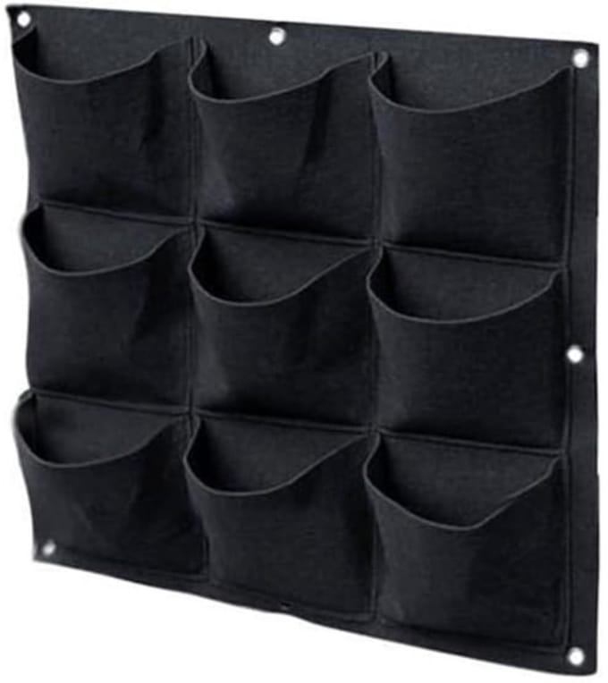 Zylo® Verticale Tuin met Watersysteem - Verticale Moestuin - Watersysteem - Zwart - 10cm x 50cm x 50cm