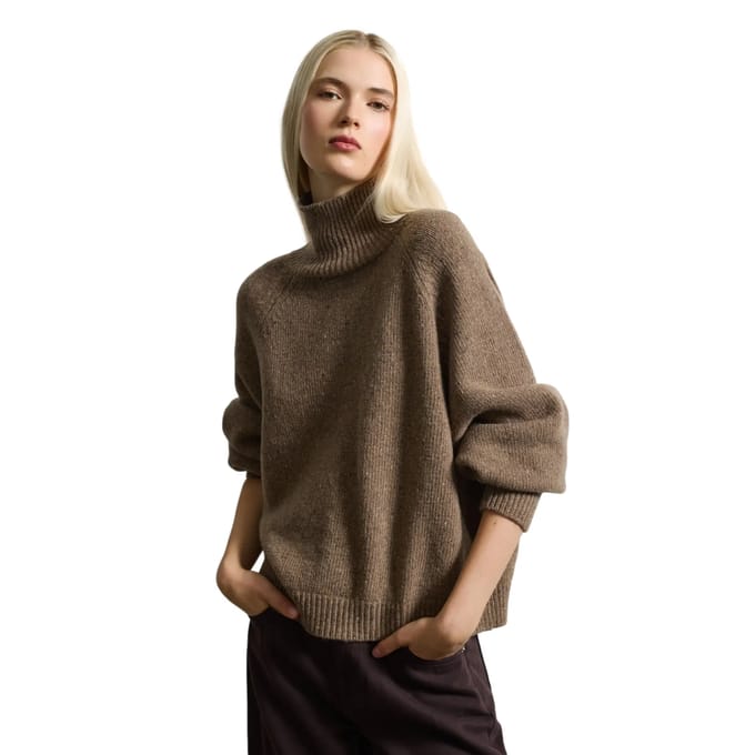 Dames col roulé in wolmix Stefanel Oversized Fit