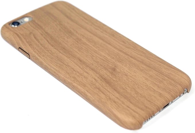 Hout hoesje lichtbruin Geschikt voor iPhone 5 / 5S / SE